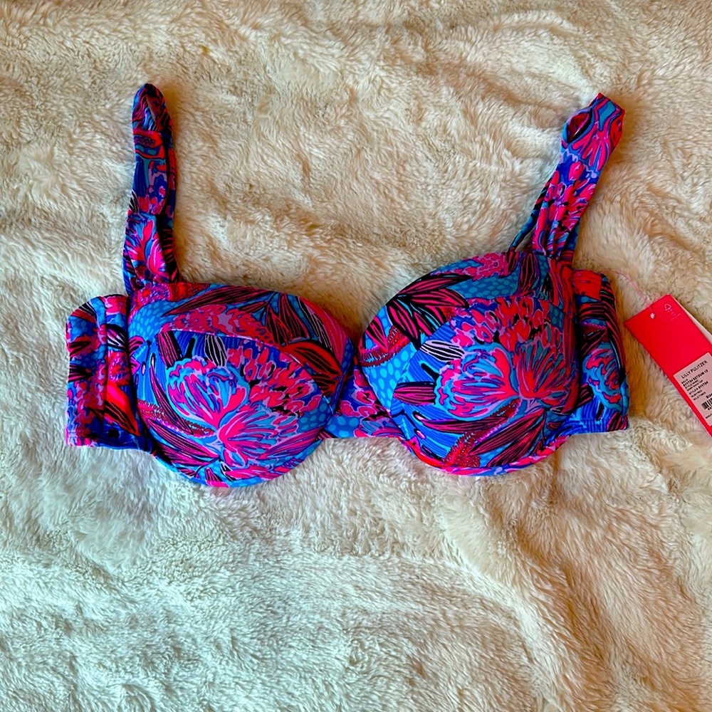 NWT Lilly Pulitzer Gatsby bikini top size 12